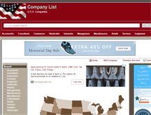 Tablet Screenshot of companylist.us